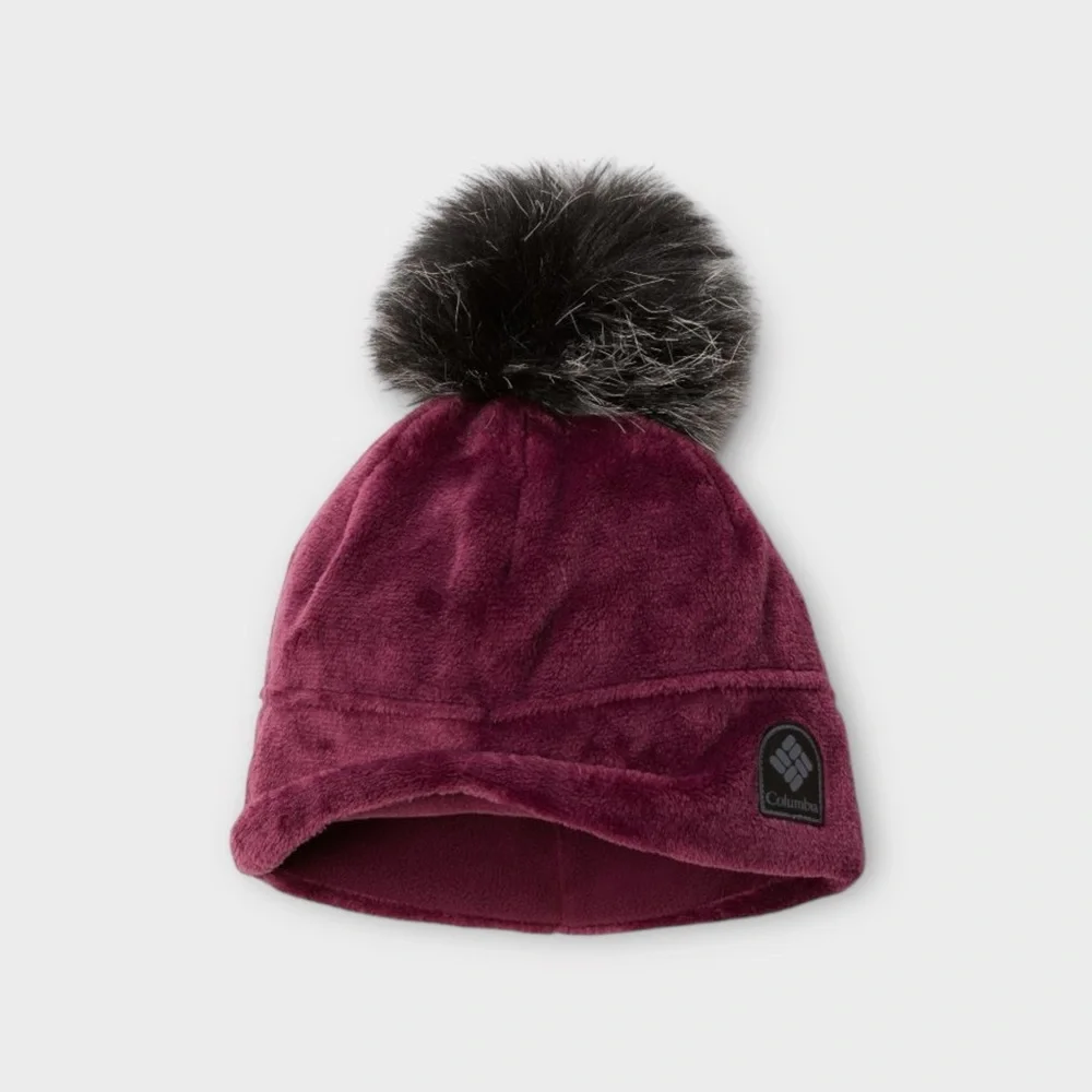 Columbia Fire Side Plush Pom Poms Beanie